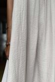 Made in Italy Aster Pocketed Cocoon Dress Stone